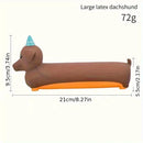 Indoor Pet Latex Squeaky Dachshund Dog Toy Interactive Boredom Relief Chew Toy