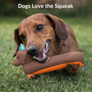 Indoor Pet Latex Squeaky Dachshund Dog Toy Interactive Boredom Relief Chew Toy