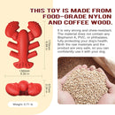 Dog Chew Toy Lobster Shape Teething Stick Durable Bite Toy for Puppy Pet Dental