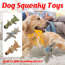 Pet Plush Corn Fleece Squeaky Toy Chew Teeth Cleaning For Dogs Puppies Safe Soft - Orange