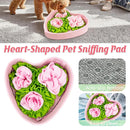 Dog Snuffle Mat Heart Shape Slow Feeder Puzzle Toy for Foraging Training