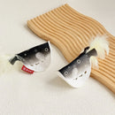 2pcs Catnip Pufferfish Cat Toy with Feather Tail Bell Interactive Felt Toy