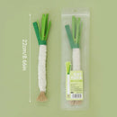 5pcs Simulation Scallion Cat Chewing Toy with Silvervine Bell Felt Interactive