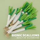 5pcs Simulation Scallion Cat Chewing Toy with Silvervine Bell Felt Interactive