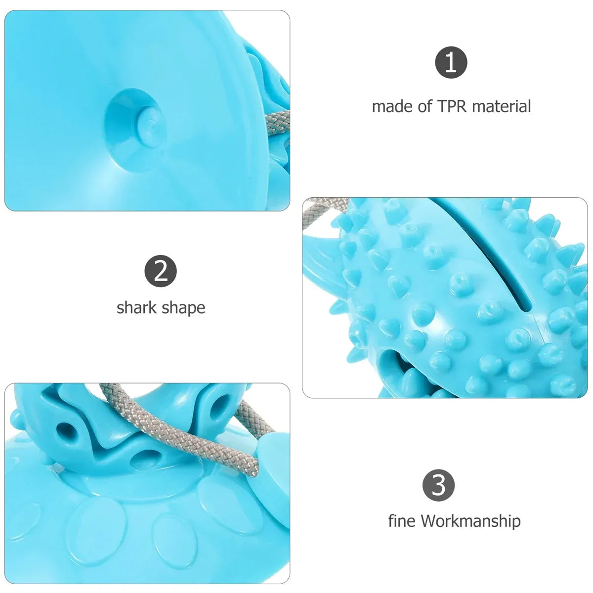 Dog Chew Toys Durable Non Toxic TPR Material for Dogs Puppies Teething Training