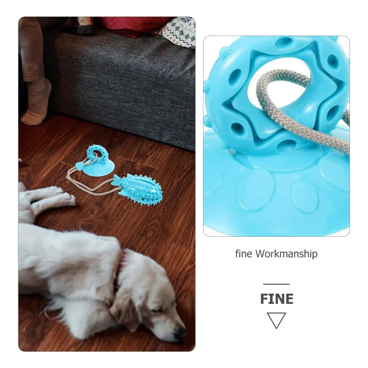 Dog Chew Toys Durable Non Toxic TPR Material for Dogs Puppies Teething Training