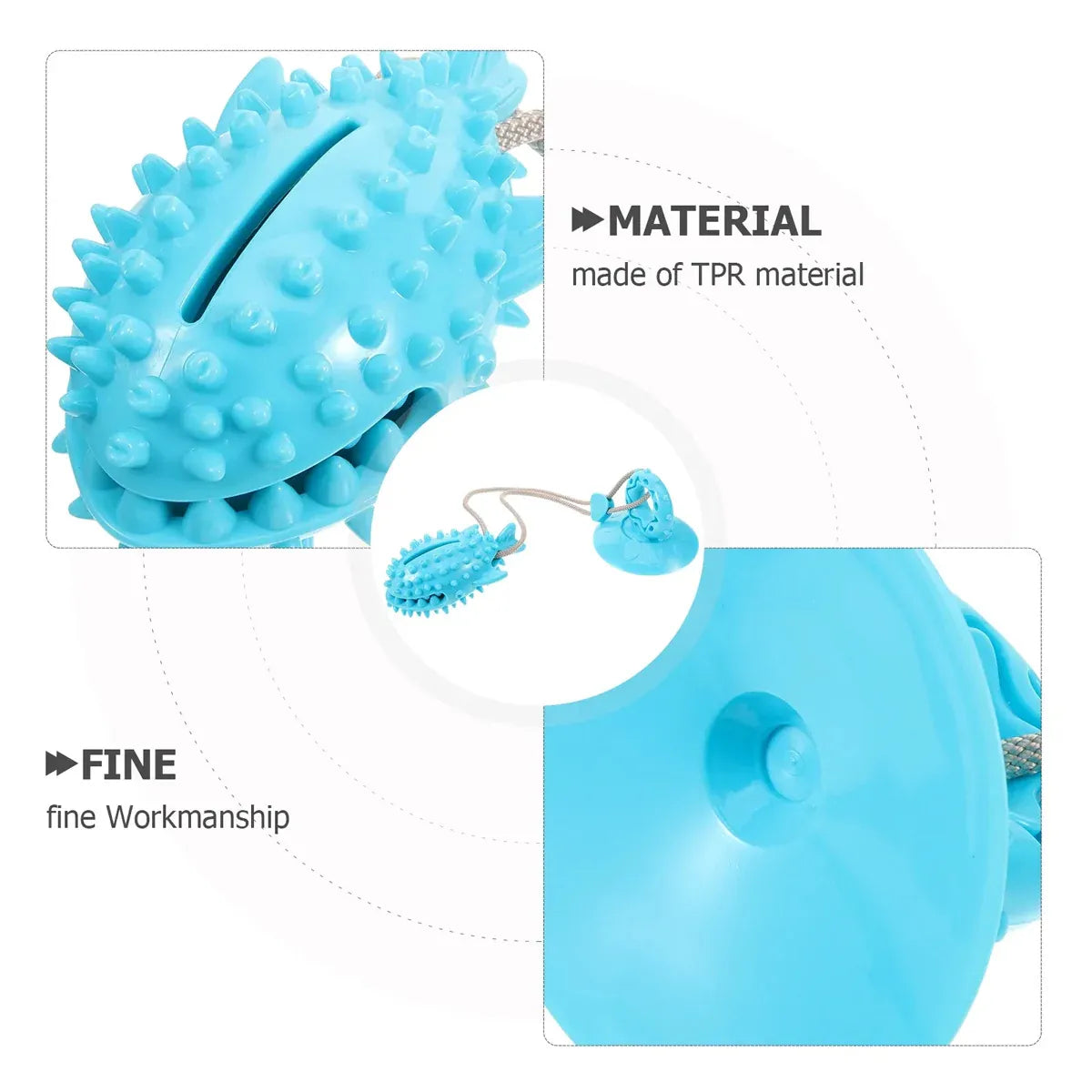 Dog Chew Toys Durable Non Toxic TPR Material for Dogs Puppies Teething Training