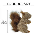 Simulation Squirrel Plush Dog Toy Interactive Squeaky Chew for Puppies