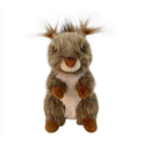 Simulation Squirrel Plush Dog Toy Interactive Squeaky Chew for Puppies