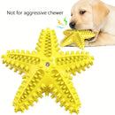 Pet Starfish Floating Dog Toy Audible Water Toy for Dogs Interactive Play Fun - Lake Blue