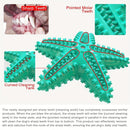 Pet Starfish Floating Dog Toy Audible Water Toy for Dogs Interactive Play Fun - Yellow