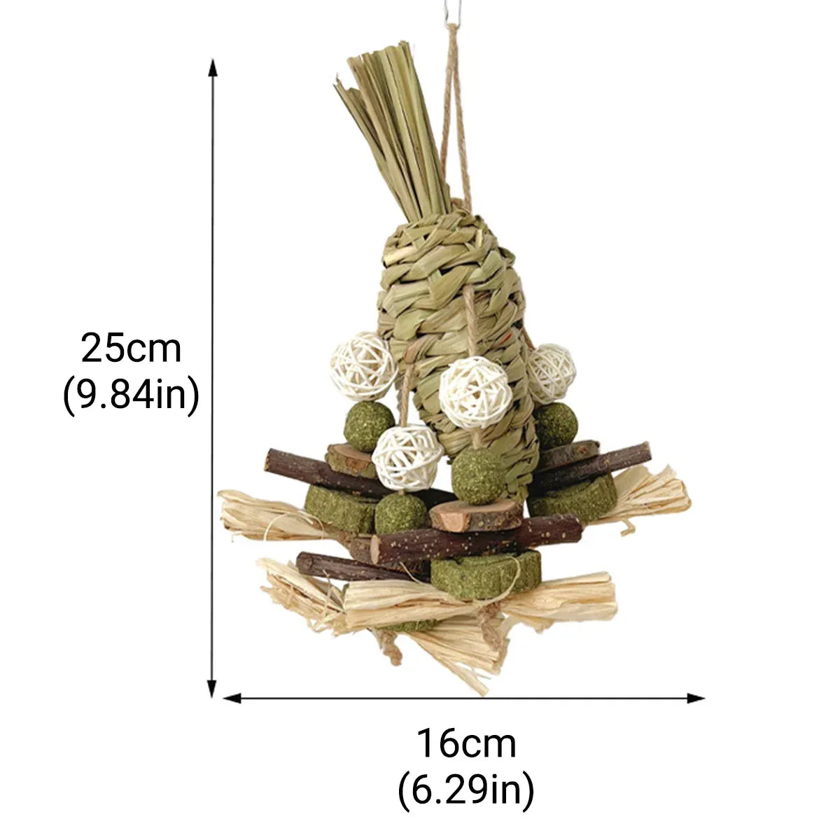 Rabbit Chinchilla Chew Toy Molar Toy Safe Non Toxic Promotes Dental Health