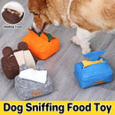 Dog Sniff Training Toy Plush Scent Training Aid for Puppies Interactive Pet Toy - Brown