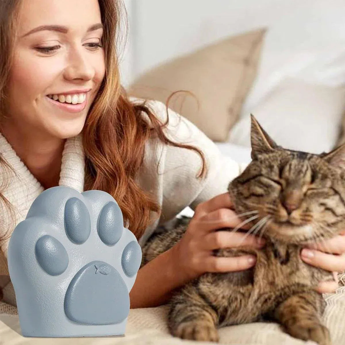 Creative Pet Urn for Cats and Dogs Animals Memorial Coffin Box Pet Supply - Cat