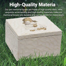 Resin Animal Pet Urn For Dogs Cats Moistureproof Memorial Storage For Pet Ashes - Dog