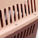 Portable Pet Travel Carrier Crate for Dog Cat Rabbit Ventilated Transport Box - Orange