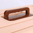 Portable Pet Travel Carrier Crate for Dog Cat Rabbit Ventilated Transport Box - Orange