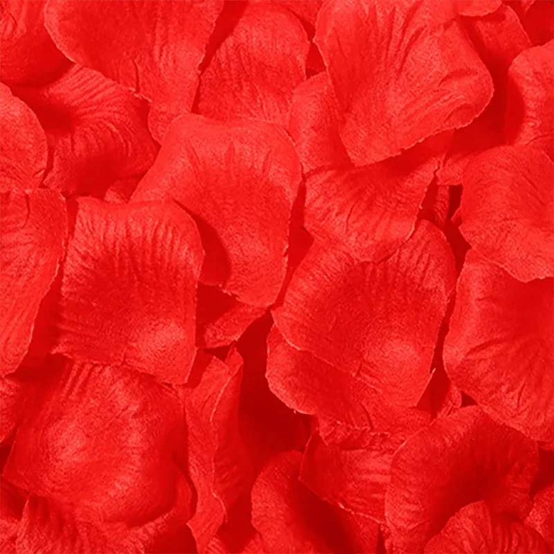 1000 PCS Silk Rose Petals Elegant Wedding or Event Decoration - Light Blue and White