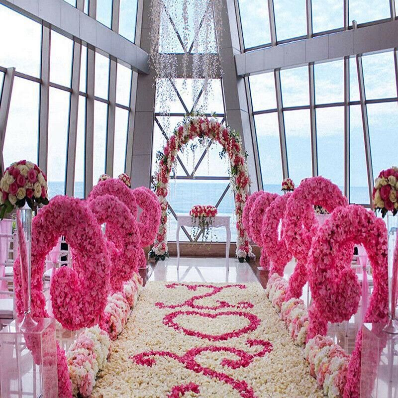 1000 PCS Silk Rose Petals Elegant Wedding or Event Decoration - Light Blue