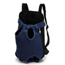 M Size Pet Carrier Dog Cat Puppy Front Back Backpack Shoulder Carry Sling Pouch Bag - Black