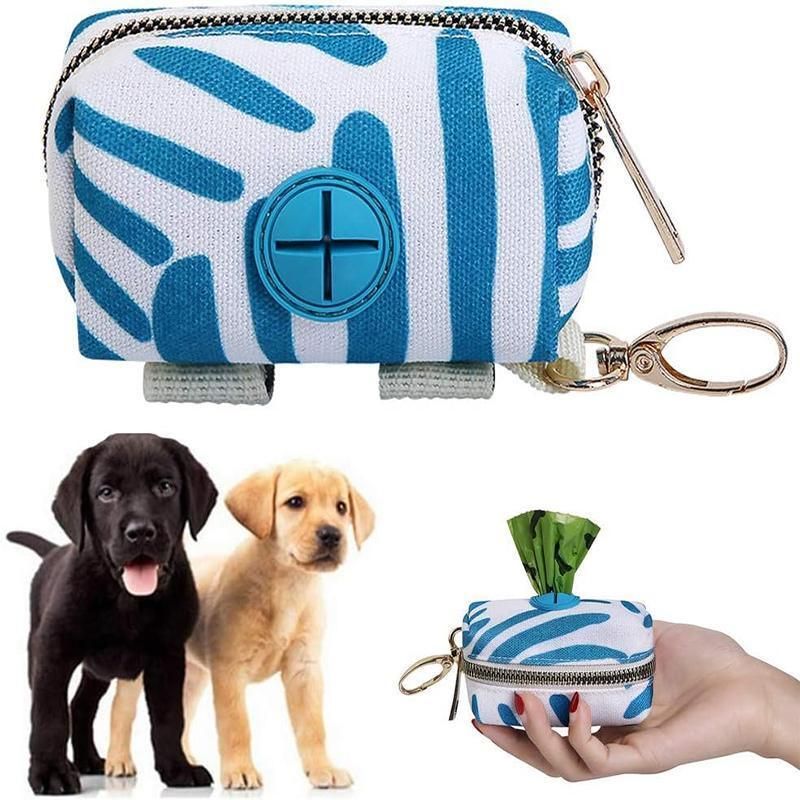 Essential Outdoor Dog Poop Bag Holder for Easy Cleanup - Green
