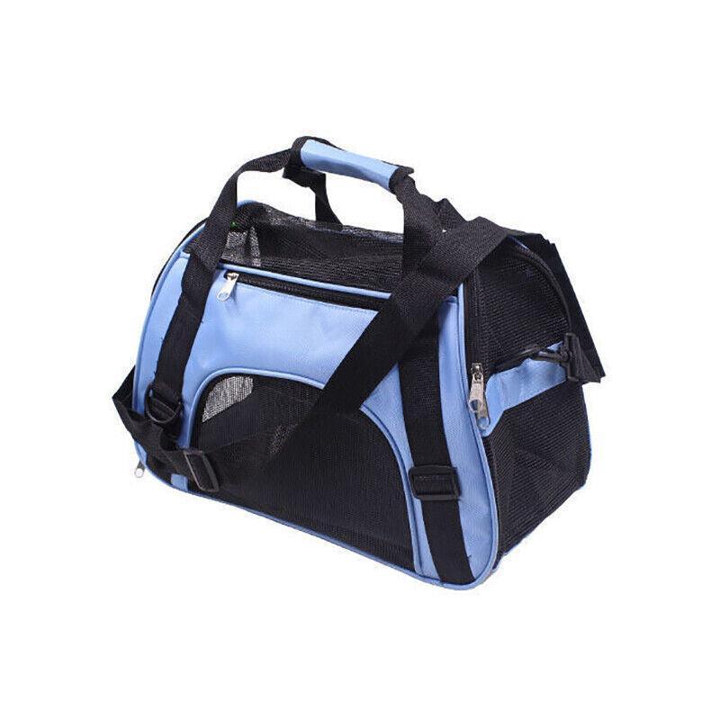 Pet Carrier Bag Portable Large Cat Dog Comfort Tote Travel Bag Airline Approved - Pink