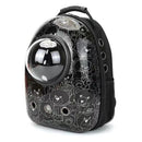 Cat Dog Backpack Carrier Breathable Pet Carrier Bag for Outdoor Travel - Red with White