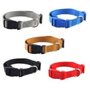 S Size Dog Puppy Pet Collar Adjustable Nylon Toy Small Pink Blue Red Black - Black