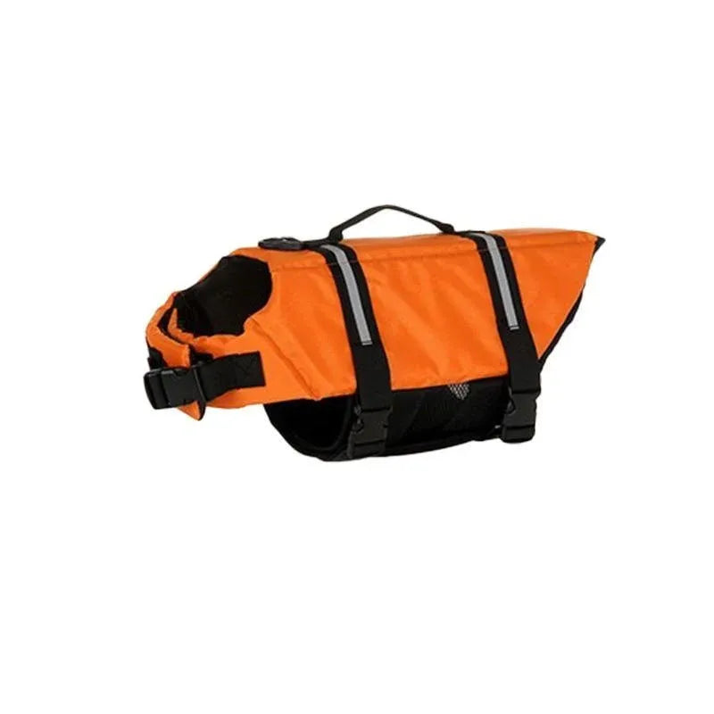 Dog Life Jacket Buoyancy Vest Float Aid for Swimming and Boating Orange - S