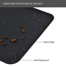 Silicone Pet Feeding Mat Dog Cat Food Bowl Placemat Waterproof Non-Slip Easy Clean - Pink