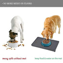 Silicone Pet Feeding Mat Dog Cat Food Bowl Placemat Waterproof Non-Slip Easy Clean - Pink