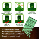 Biodegradable & Compostable Dog Poo Bags Pet Poop Bag Garbage Disposable Clean - 16 Rolls(240 Bags)