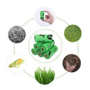 Biodegradable & Compostable Dog Poo Bags Pet Poop Bag Garbage Disposable Clean - 8 Rolls(120 Bags)