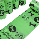 Biodegradable & Compostable Dog Poo Bags Pet Poop Bag Garbage Disposable Clean - 8 Rolls(120 Bags)