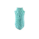 Puppy Dog Jumper Winter Warm Knitted Sweater Pet Clothes Small Dogs Coat Thermal XL - Blue