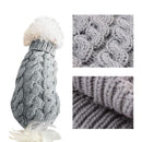 Puppy Dog Jumper Winter Warm Knitted Sweater Pet Clothes Small Dogs Coat Thermal XL - Leather Pink