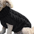 Puppy Dog Jumper Winter Warm Knitted Sweater Pet Clothes Small Dogs Coat Thermal XL - Leather Pink