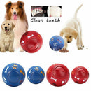 11cm Dog Pet Fun Tough-Treat Ball Tumbler Mental Food Dispenser Feeder Puzzle Toy - Blue