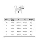 Pet Dog Harness Adjustable Reflective Breathable Outdoor Collars Strap Cat Leash Yellow - L