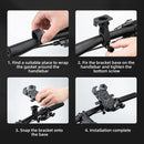 360° Rotation Mobile Phone Holder Handlebar Mount For Motorcycle Bicycle Bike