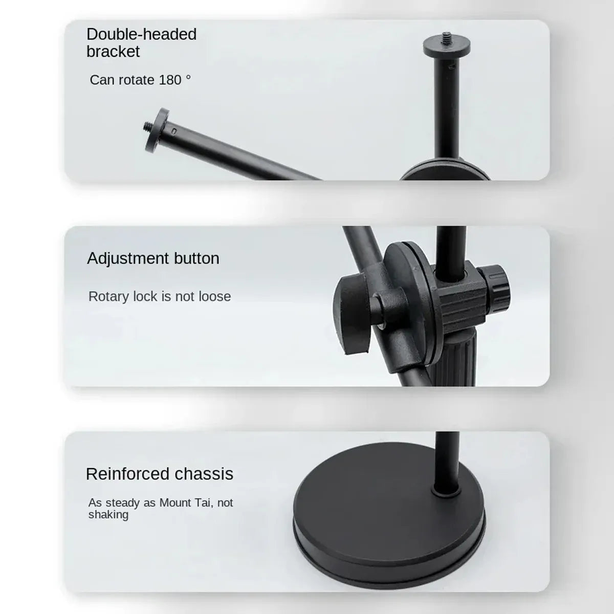 Multi Functional Mobile Phone Stand Adjustable Foldable Portable Desk Holder