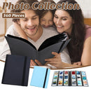 Large Capacity 3Inch Photo Album 360 Pockets Game Card Holder Collection Book - Blue