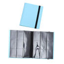Large Capacity 3Inch Photo Album 360 Pockets Game Card Holder Collection Book - Blue