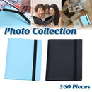 Large Capacity 3Inch Photo Album 360 Pockets Game Card Holder Collection Book - Blue