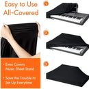 88 Key Stretchable Piano Keyboard Dust Cover Protector for Electronic Keyboard