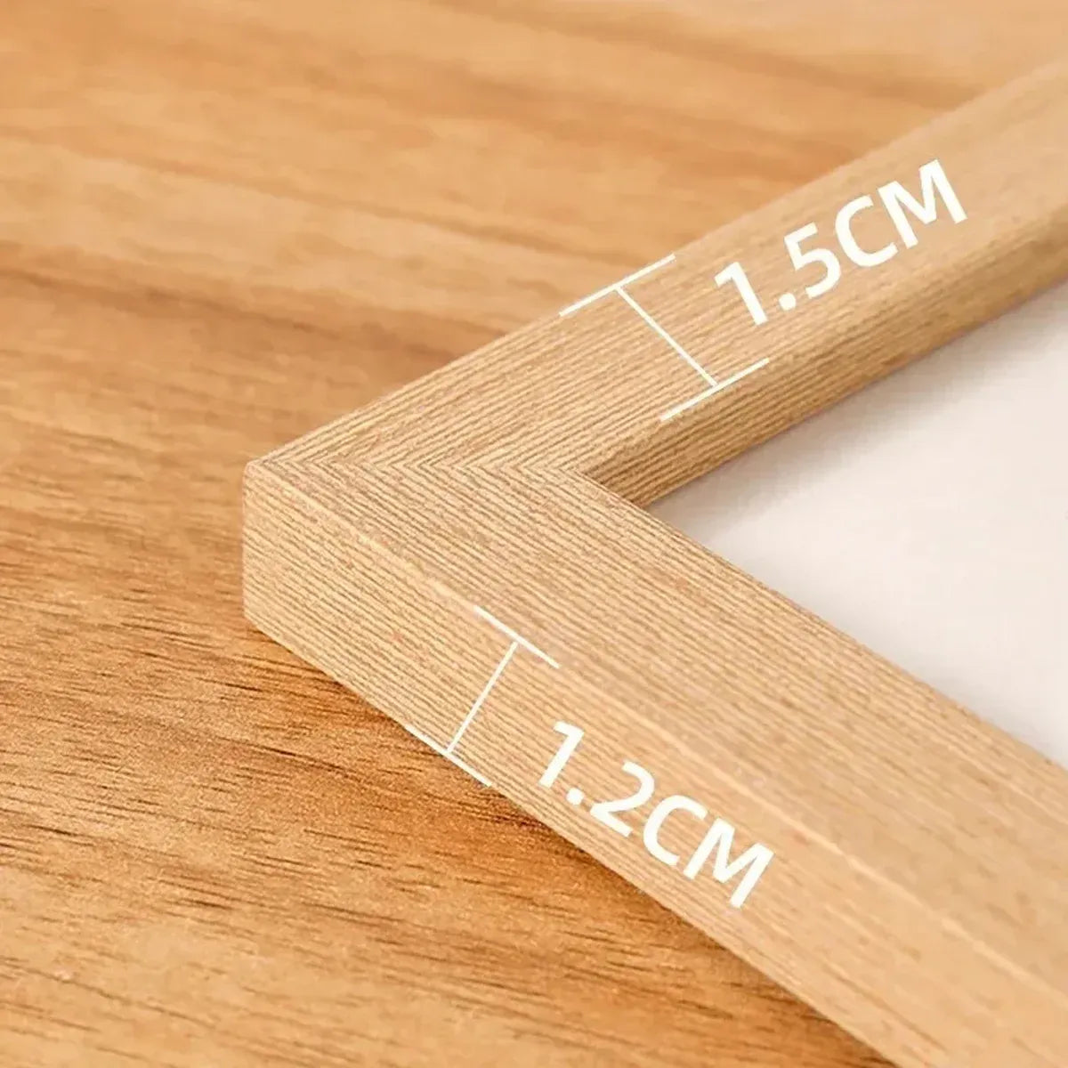 Photo Frame Display Stand Set DIY Wooden Picture Holder 8PCS Desktop Decoration