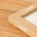 Photo Frame Display Stand Set DIY Wooden Picture Holder 8PCS Desktop Decoration