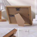 Photo Frame Display Stand Set DIY Wooden Picture Holder 8PCS Desktop Decoration