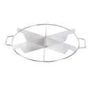 Round Pizza Cake Cutter Stainless Steel Pie Divider for Even Equal Slices Use