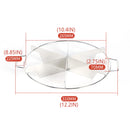 Round Pizza Cake Cutter Stainless Steel Pie Divider for Even Equal Slices Use